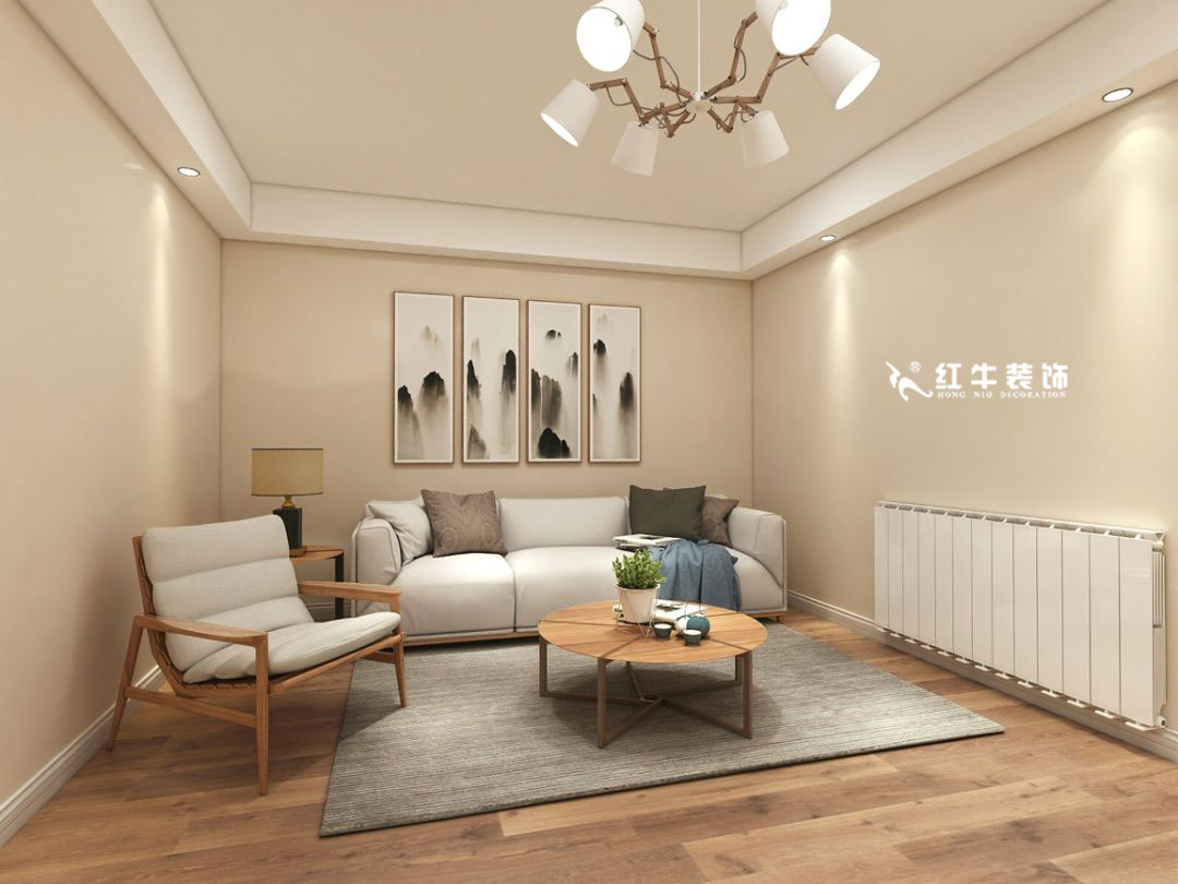 蔣琛_九條巷106㎡現(xiàn)代風(fēng)“養(yǎng)老房”裝修，給設(shè)計(jì)做減法！04客廳+logo