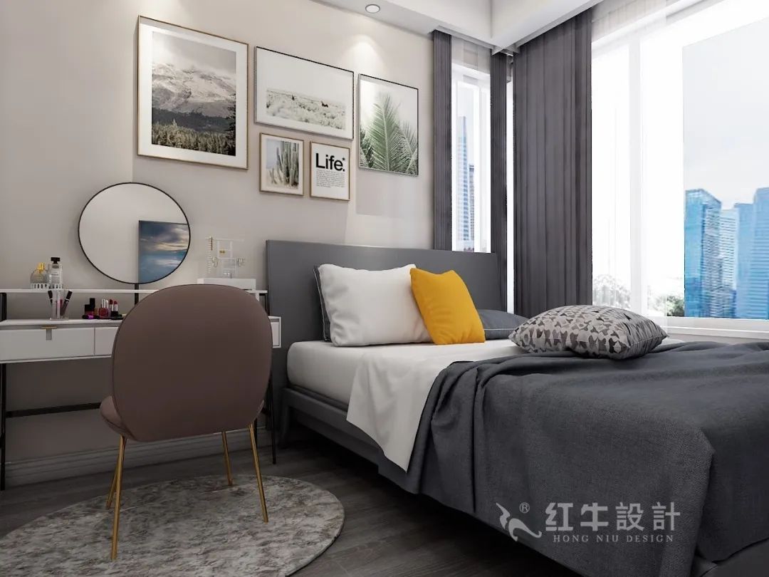 95㎡--保利國際社區戶型解析08效果圖欣賞_次臥