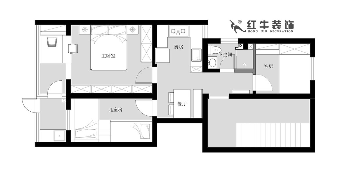 陸利民_瑞金新村70-103-62㎡-北歐風格_平面圖