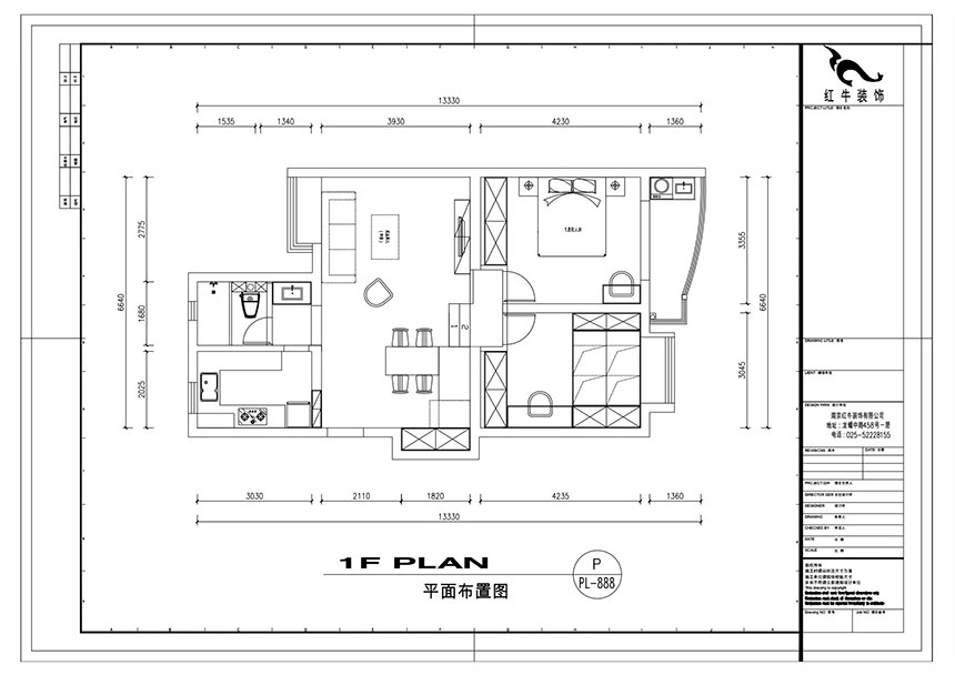 劉萍萍_楓丹白露10-101-87㎡-北歐風格_2室2廳1衛（老房裝修）_定制家￥127380_全包12