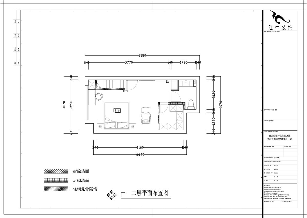 張智猿｜海賦尚城6-508-40㎡挑高-現代簡約風格｜1室1廳1衛｜新房裝修｜定制家￥100000｜全包11萬｜00_03二層平面布置圖