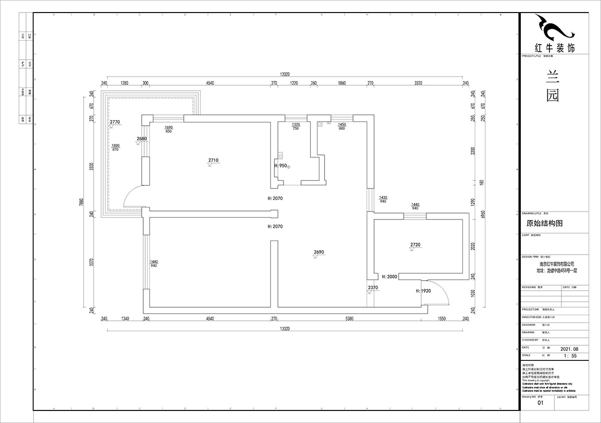 賈庭｜蘭園19-504-85㎡-現代風格｜3室1廳1廚1衛｜老房裝修｜定制家￥88000｜全包11